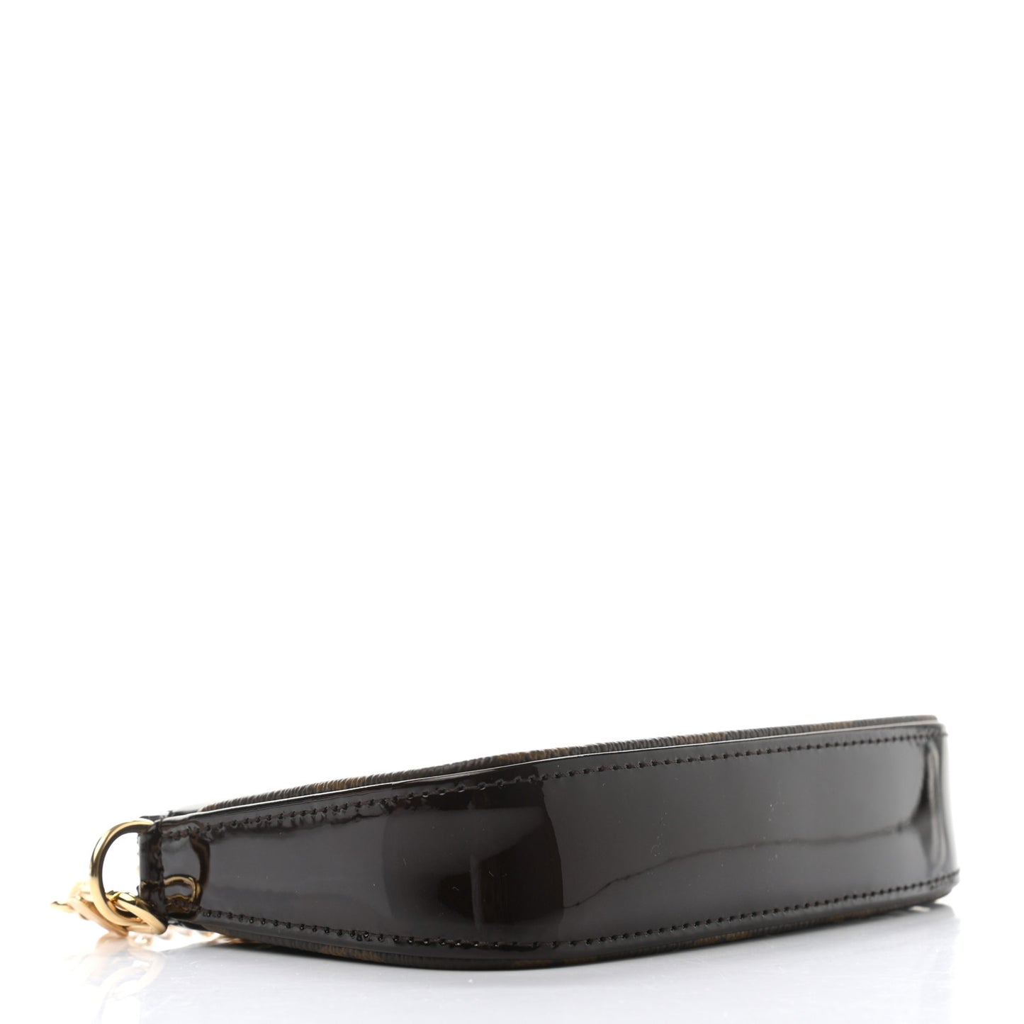 Vernis Monogram Mini Pochette Accessories Amarante