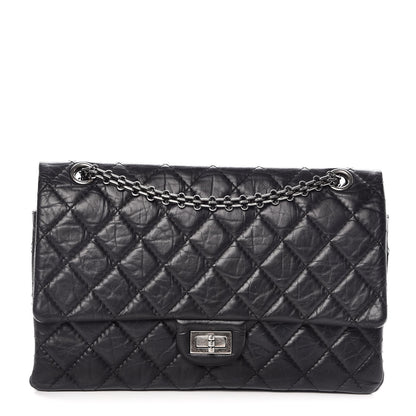 Chanel Aged Calfskin Quilted 2.55 Reissue 226 Flap Black 1 of 8