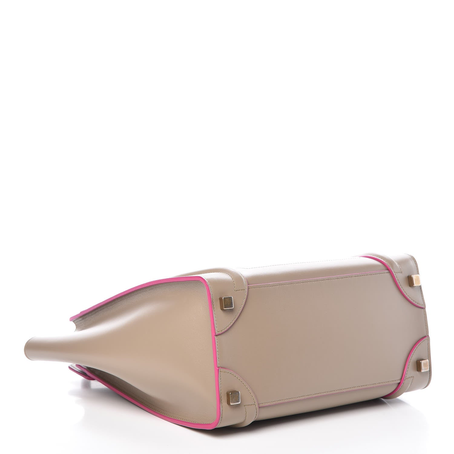 Celine Palmelato Calfskin Micro Luggage Beige 4 of 8