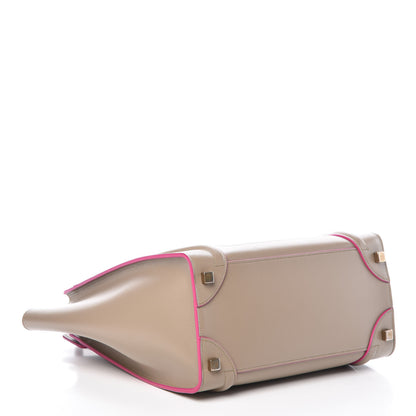 Celine Palmelato Calfskin Micro Luggage Beige 4 of 8