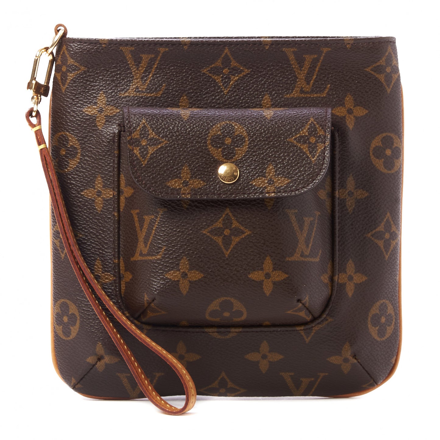 Monogram Partition Wristlet