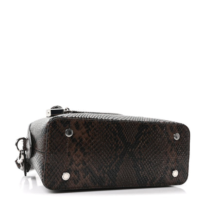 Stella McCartney Faux Snake Print Ryder Crossbody Bag Espresso 4 of 10