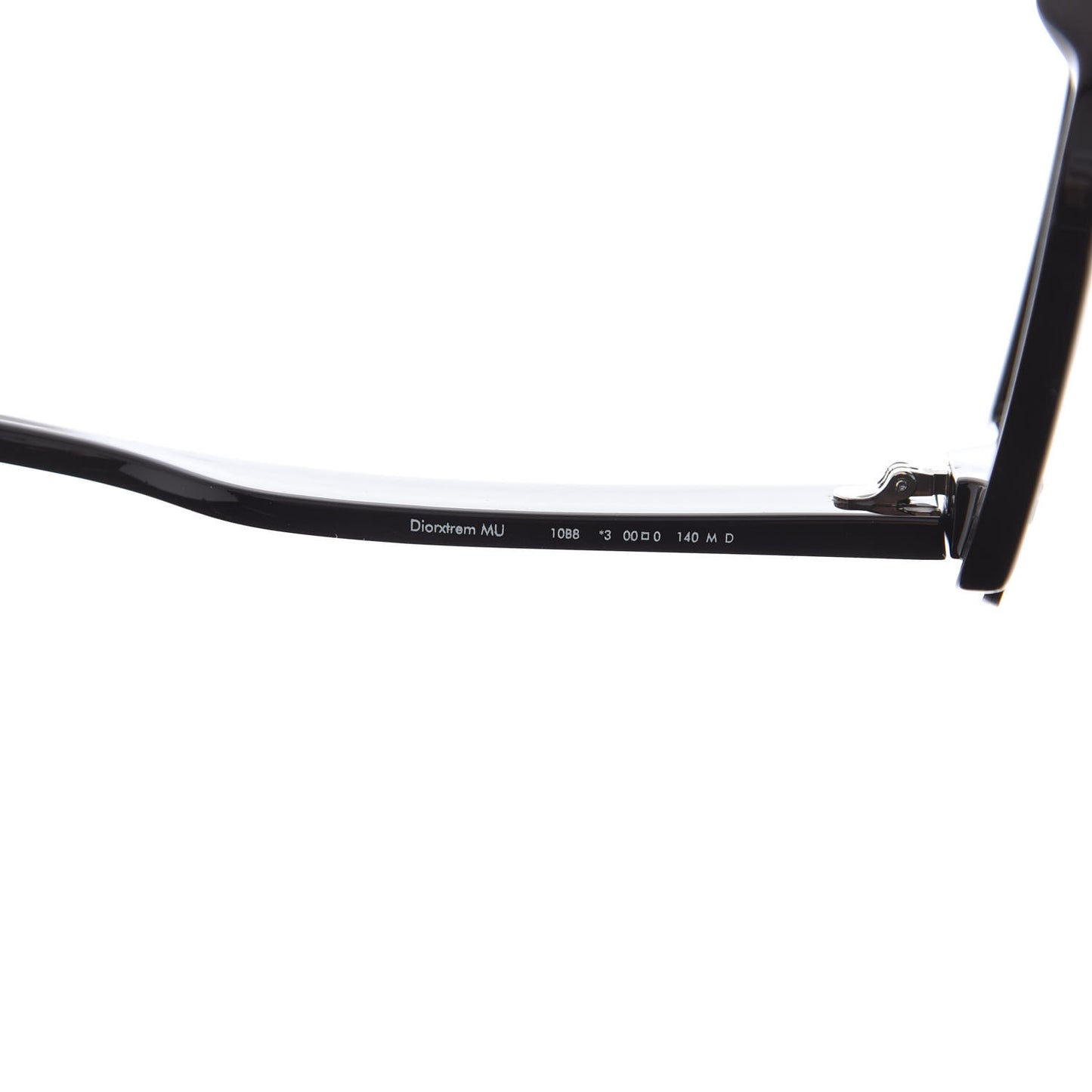 Acetate Diorxtrem MU Oblique Mask Sunglasses Black