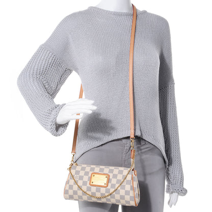 Louis Vuitton Damier Azur Eva Clutch 2 of 8