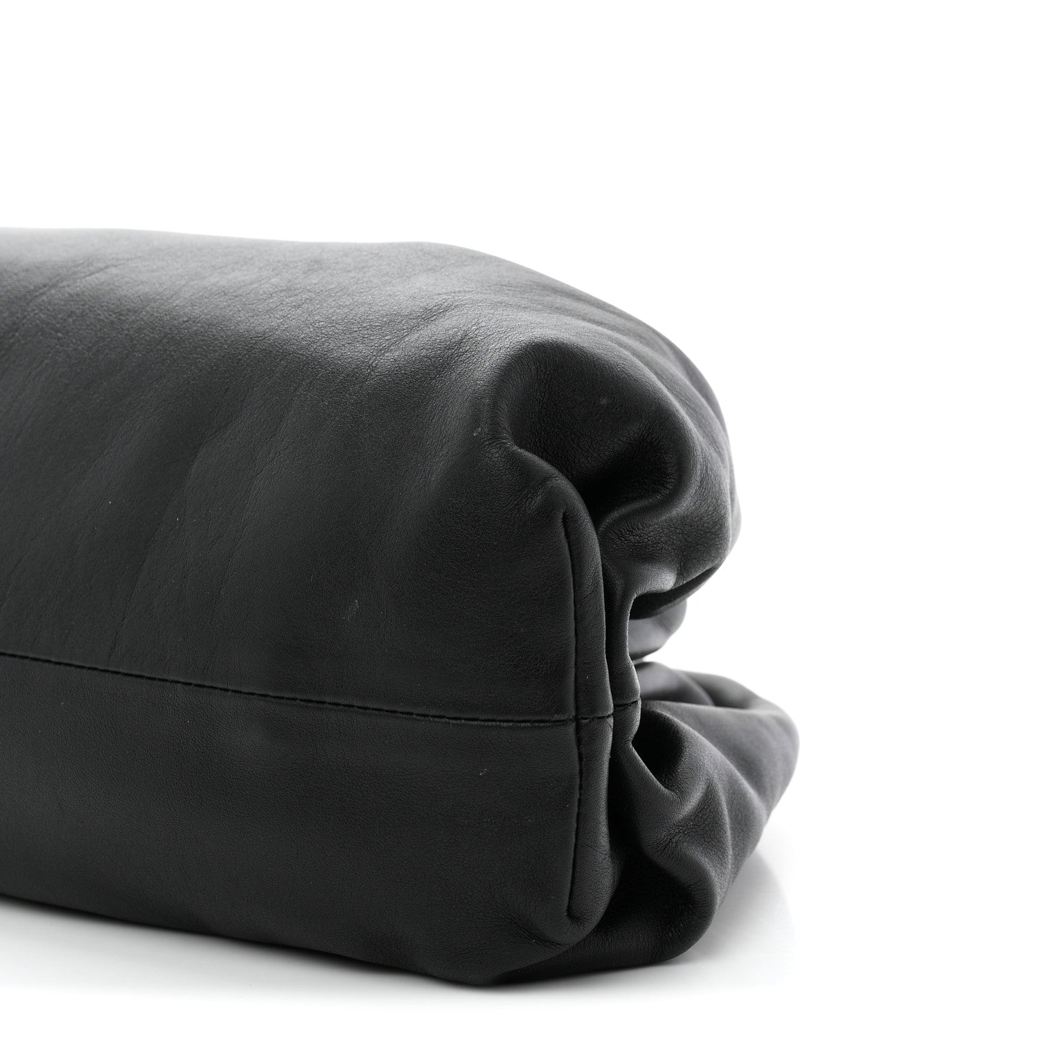 Bottega Veneta Smooth Butter Calf The Pouch Oversized Clutch Black 10 of 10