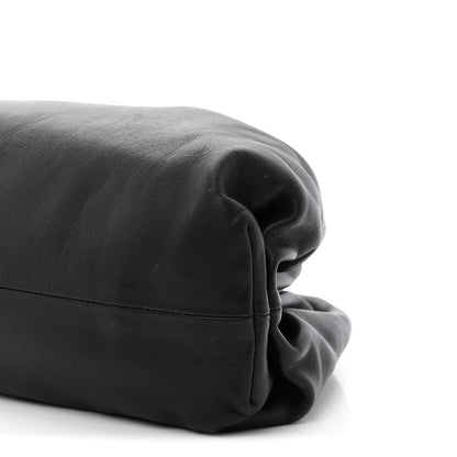 Bottega Veneta Smooth Butter Calf The Pouch Oversized Clutch Black 10 of 10
