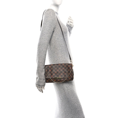 Louis Vuitton Damier Ebene Favorite MM 2 of 9