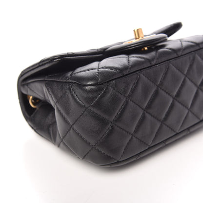 Chanel Lambskin Quilted Mini Pearl Crush Flap Black 8 of 9