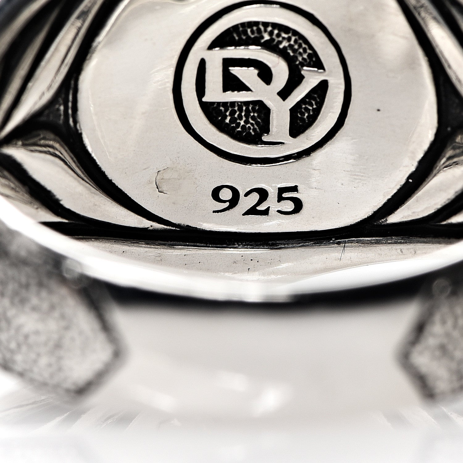 David Yurman Sterling Silver Armory Signet Ring 70 13 5 of 5