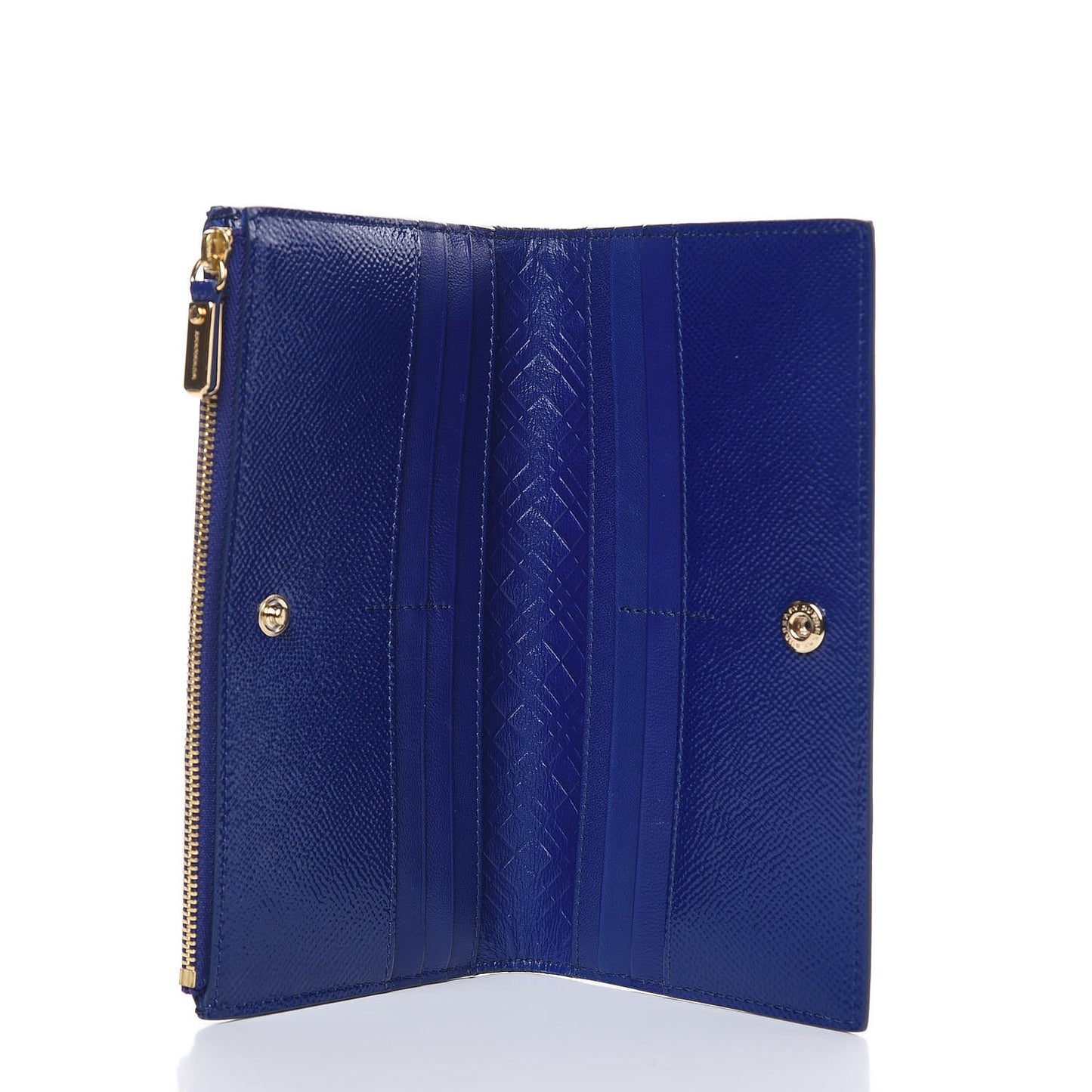 Patent Constantine Continental Wallet Blue
