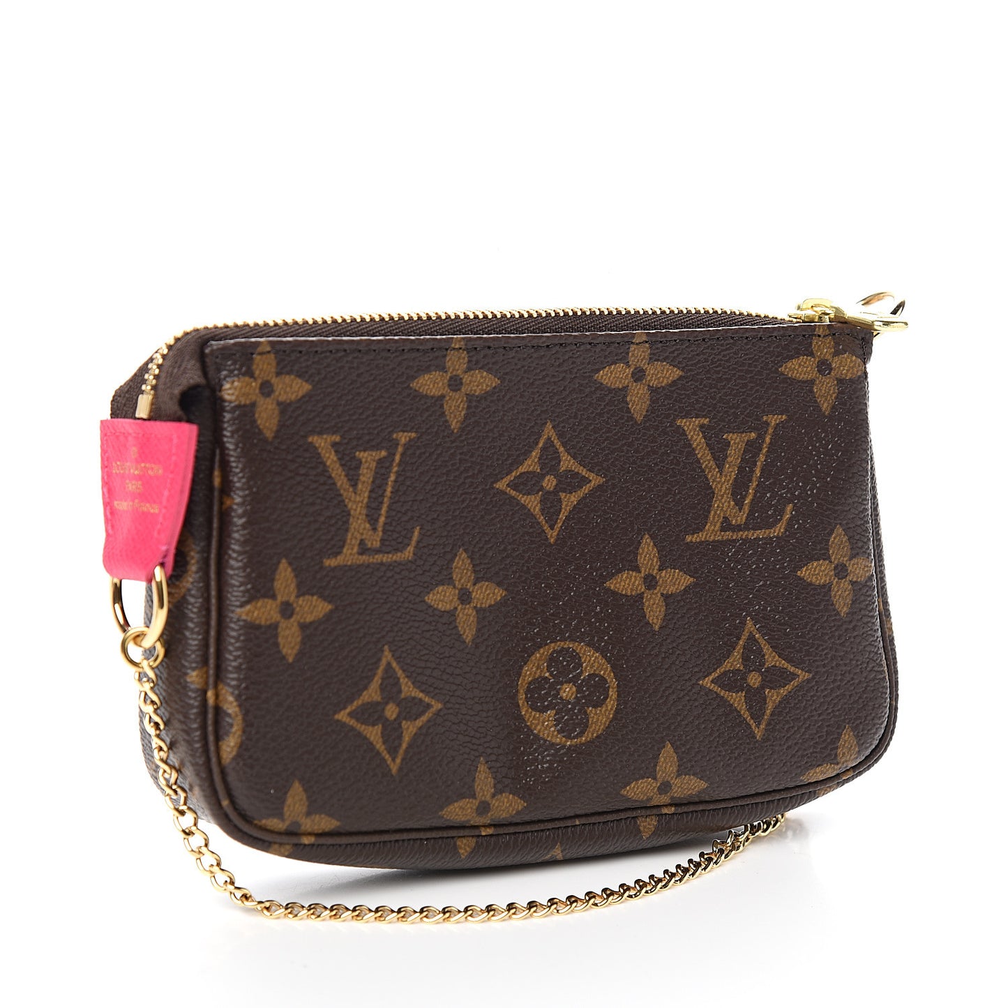 Monogram 2019 Christmas Animation Mini Courchevel Pochette Accessories Fuchsia