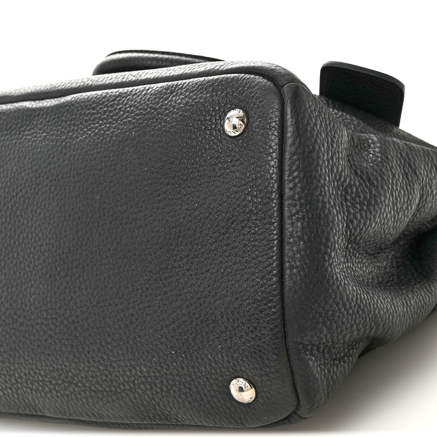 Vitello Daino Tote Dark Grey