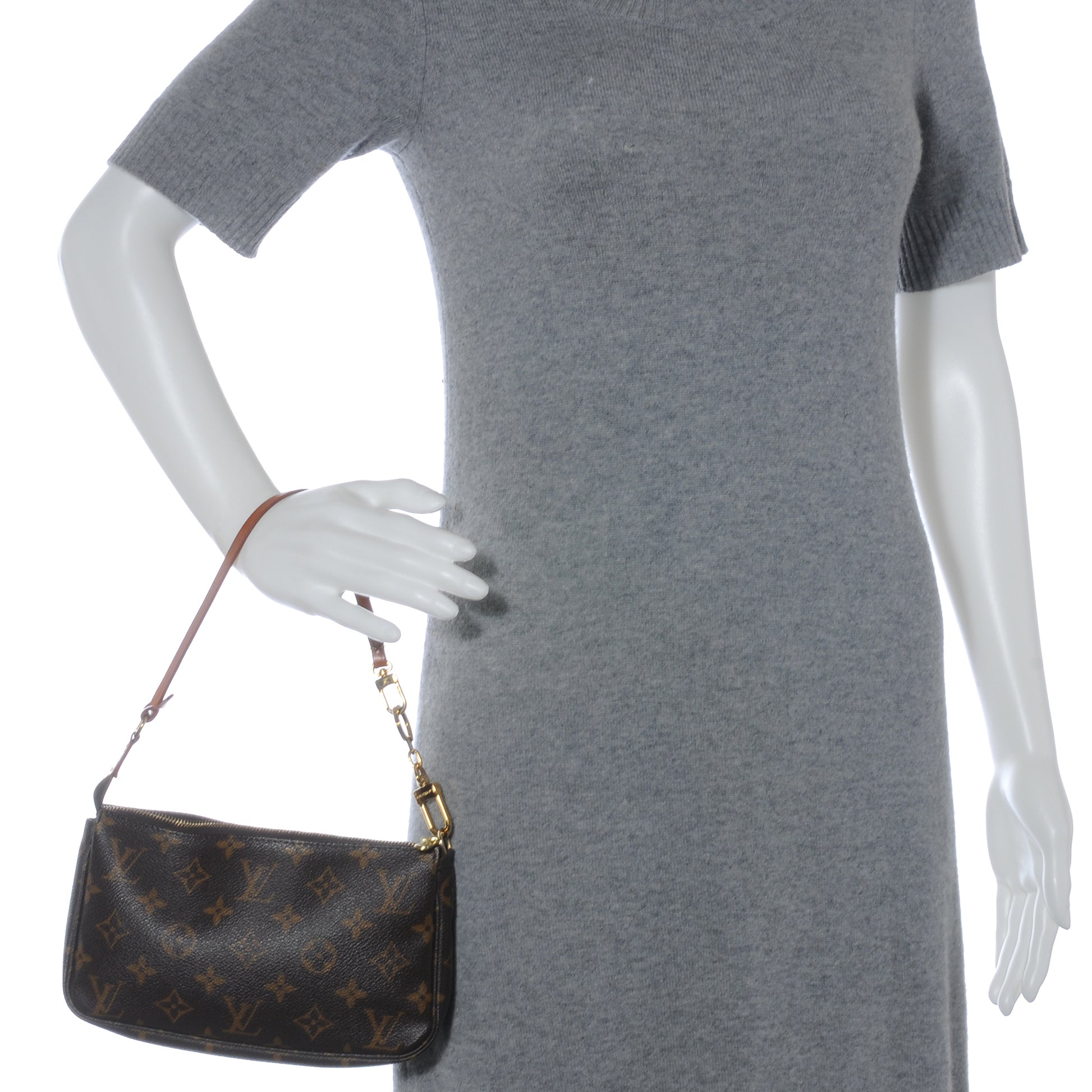 Louis Vuitton Monogram Pochette Accessories w Extender 2 of 8