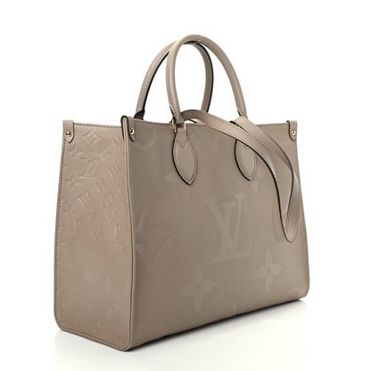 Louis Vuitton Empreinte Monogram Giant Onthego MM Tourterelle 3 of 9