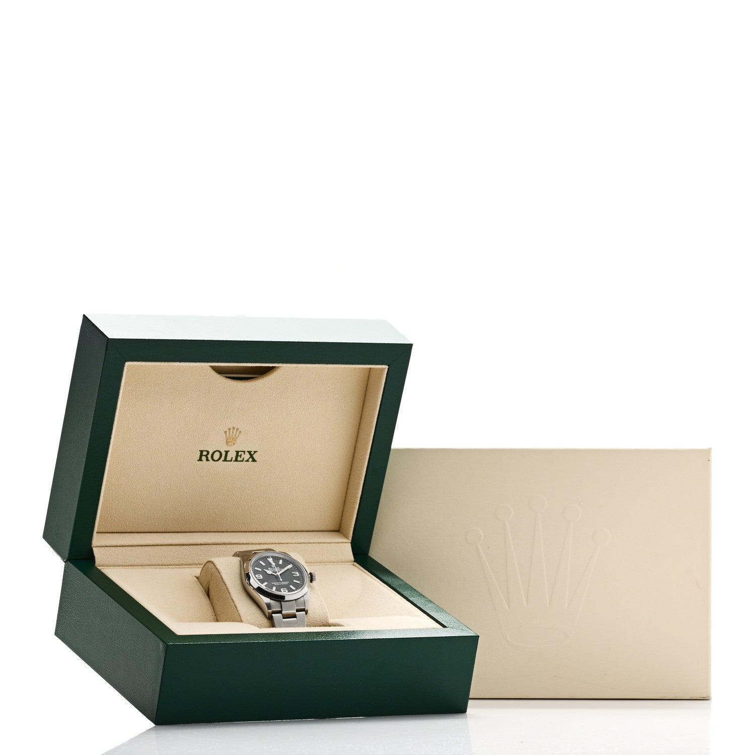 Rolex Stainless Steel 36mm Oyster Perpetual Explorer Watch Black 124270 5 of 5
