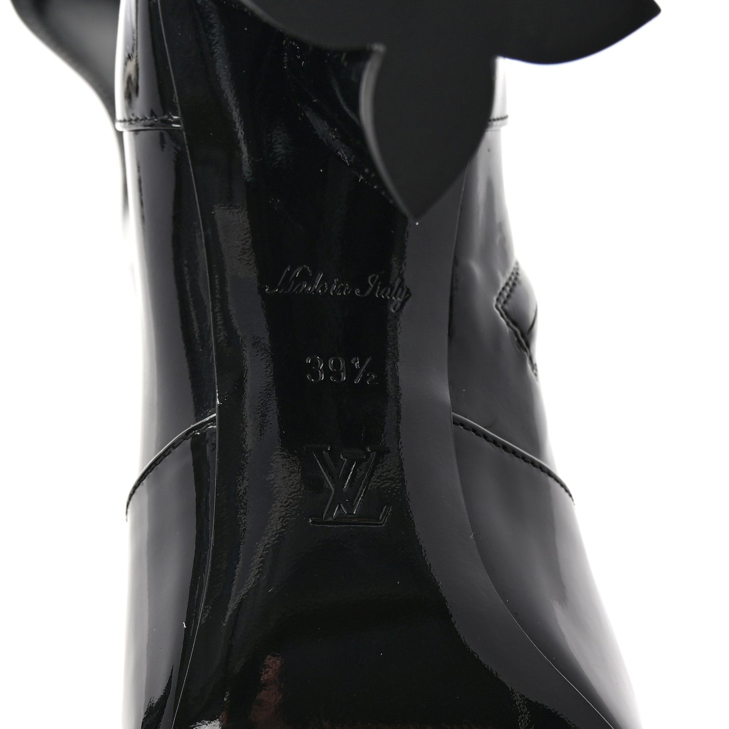Patent Uniformes Silhouette Ankle Boots 39.5 Black