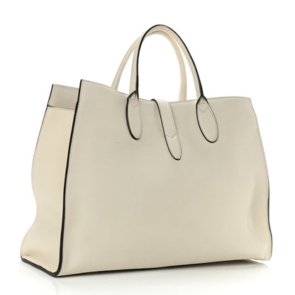 Gucci Soft Calfskin Medium Jackie Top Handle Bag Antique White 3 of 12