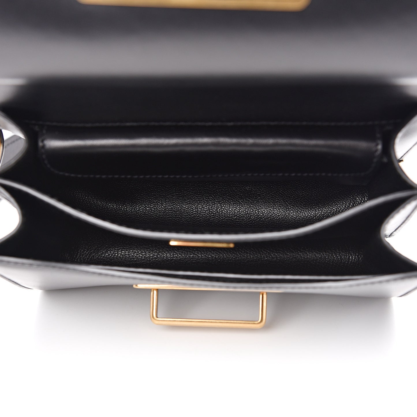 City Calf Saffiano Cahier Bag Black