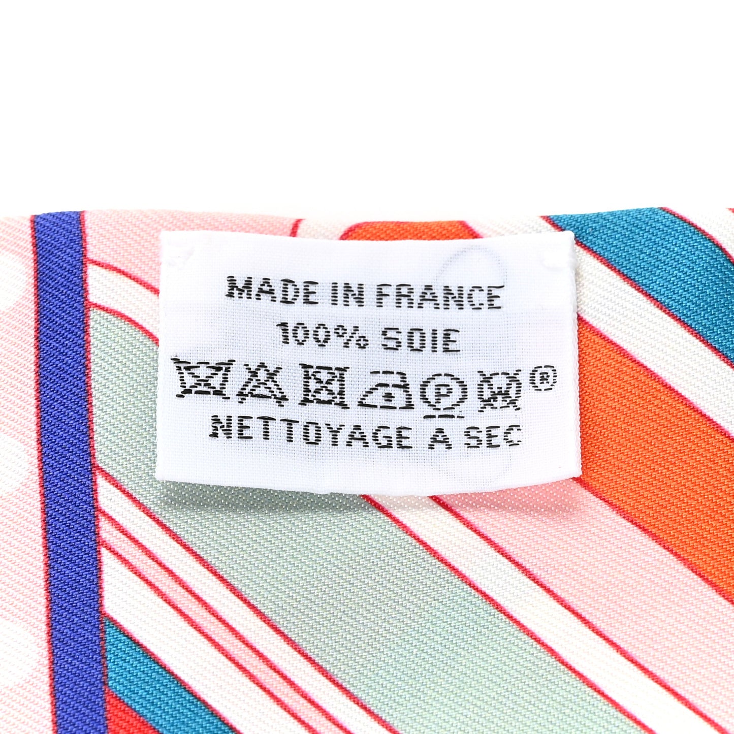 Silk Faubourg Rainbow Twilly Rose Pale Rouge Vert