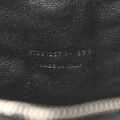 Saint Laurent Grain De Poudre Matelasse Monogram Mini Lou Camera Bag Black 7 of 11