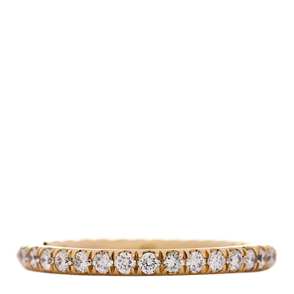 David Yurman 18K Yellow Gold Diamond 2mm Cable Collectibles Band Ring 54 7 1 of 6
