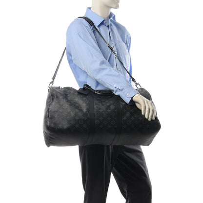Louis Vuitton Monogram Eclipse Keepall Bandouliere 55 2 of 8