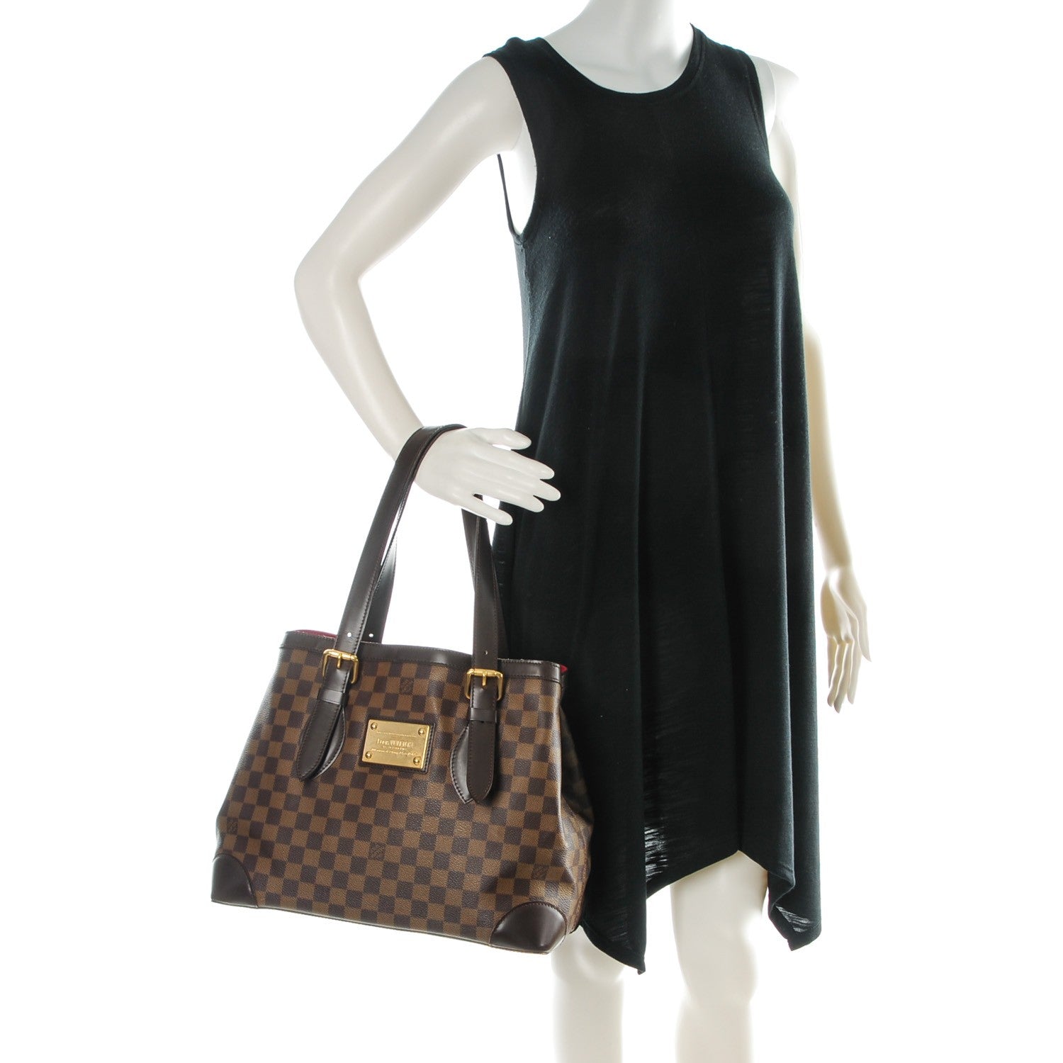 Louis Vuitton Damier Ebene Hampstead MM 2 of 9