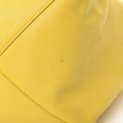 Celine Lambskin Horizontal Cabas Sun Yellow 10 of 16