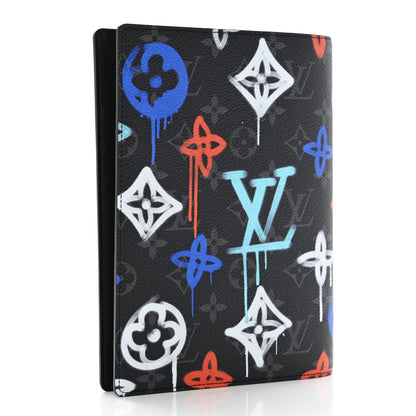 Louis Vuitton Monogram Eclipse LV Graffiti Auguste Notebook Cover Multicolor 3 of 7