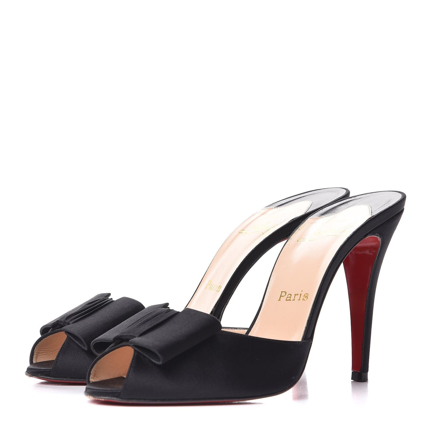 Satin Joli Noeud 957 Slides 40 Black