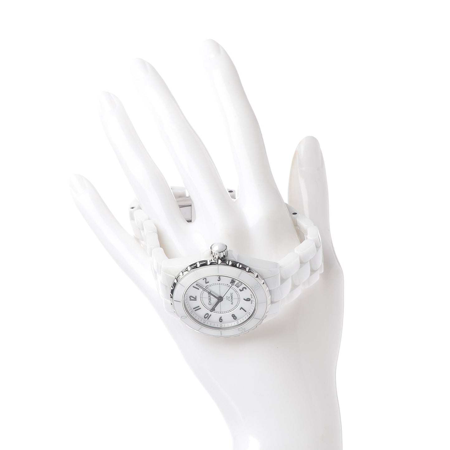 Stainless Steel Ceramic 38mm J12 Automatic Watch White