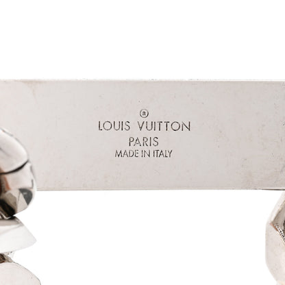 Louis Vuitton Zamac Palladium Monogram Chain Bracelet Silver 4 of 7
