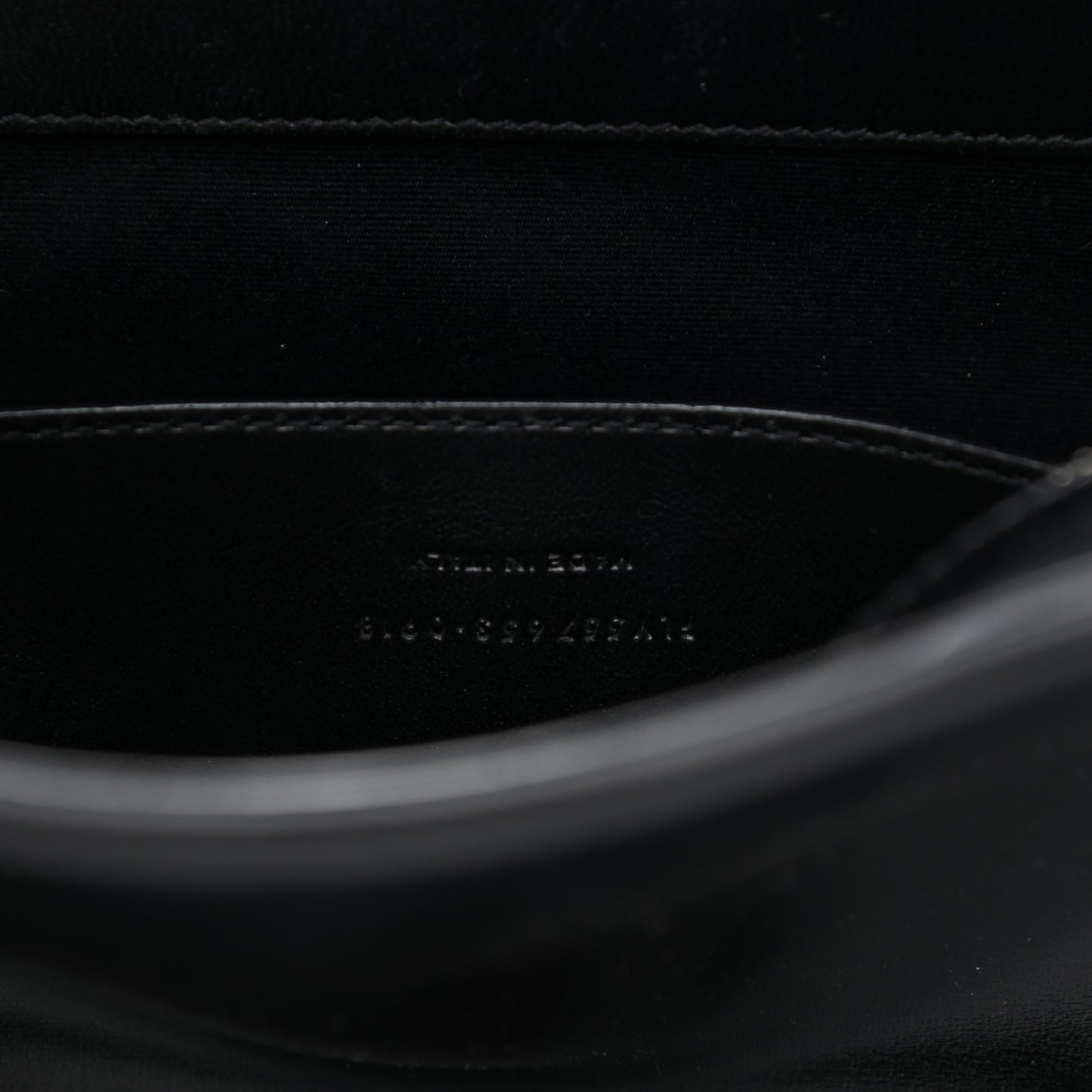 Shiny Calfskin Medium Uptown Tote Black