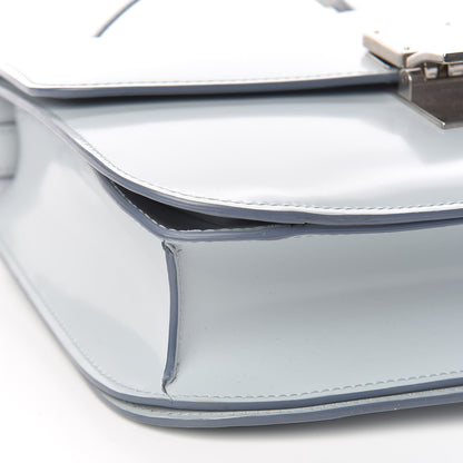 Celine Spazzolato Calfskin Medium Classic Box Flap Bag Glacier 8 of 10