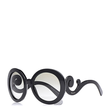 Prada Baroque Sunglasses SPR 27N Black 1 of 6