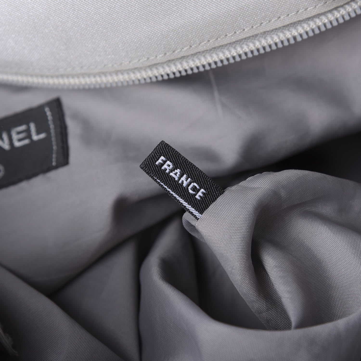 Chanel Canvas Sport Tote Grey White 10 of 10