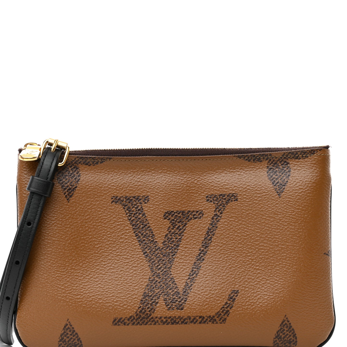 Reverse Monogram Giant Double Zip Pochette