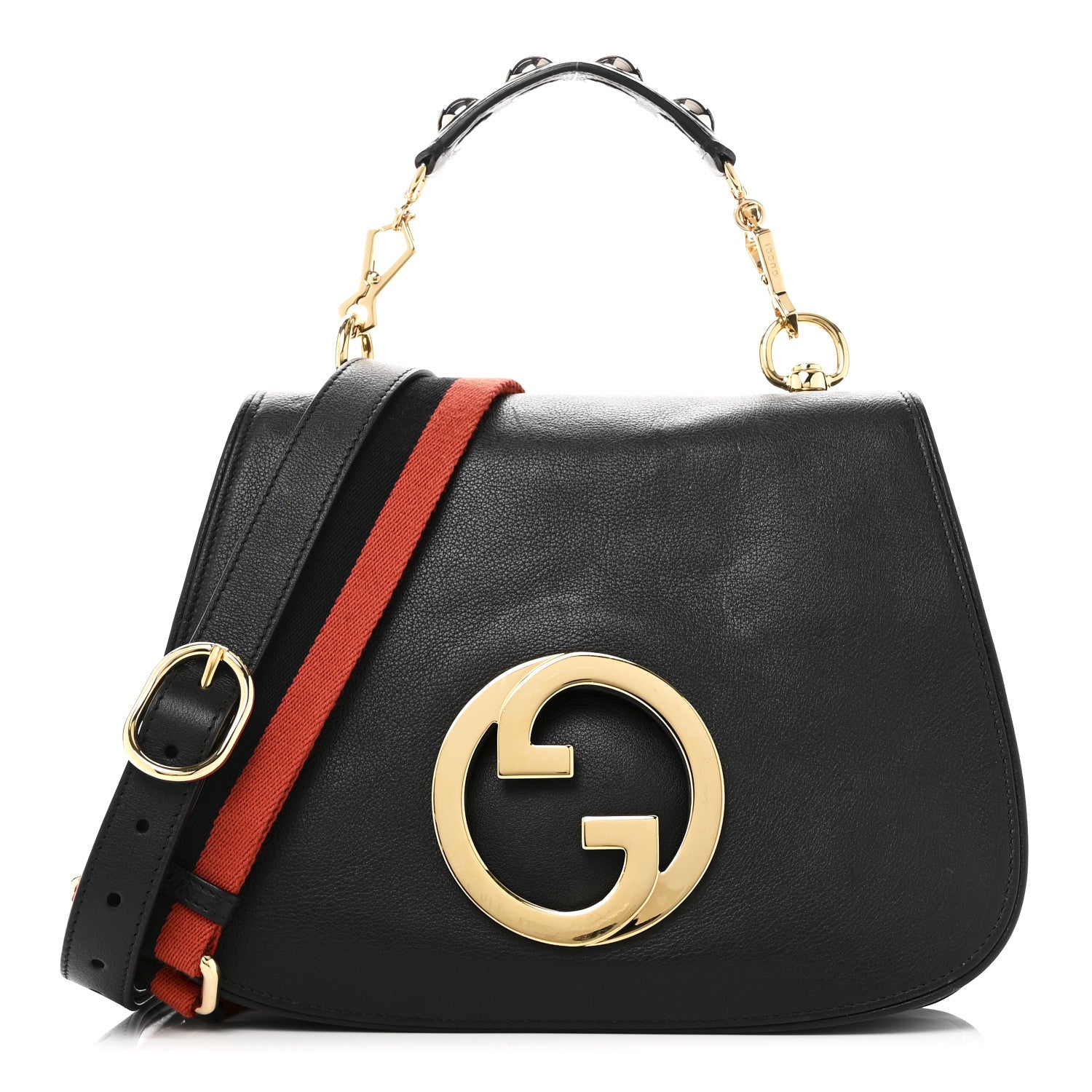 GUCCI バッグ Gucci Roxy Calfskin Web Mini Blondie Shoulder Bag Blondie Black