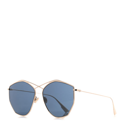 Christian Dior Metal Stellaire 4 Sunglasses Blue Gold 1 of 8