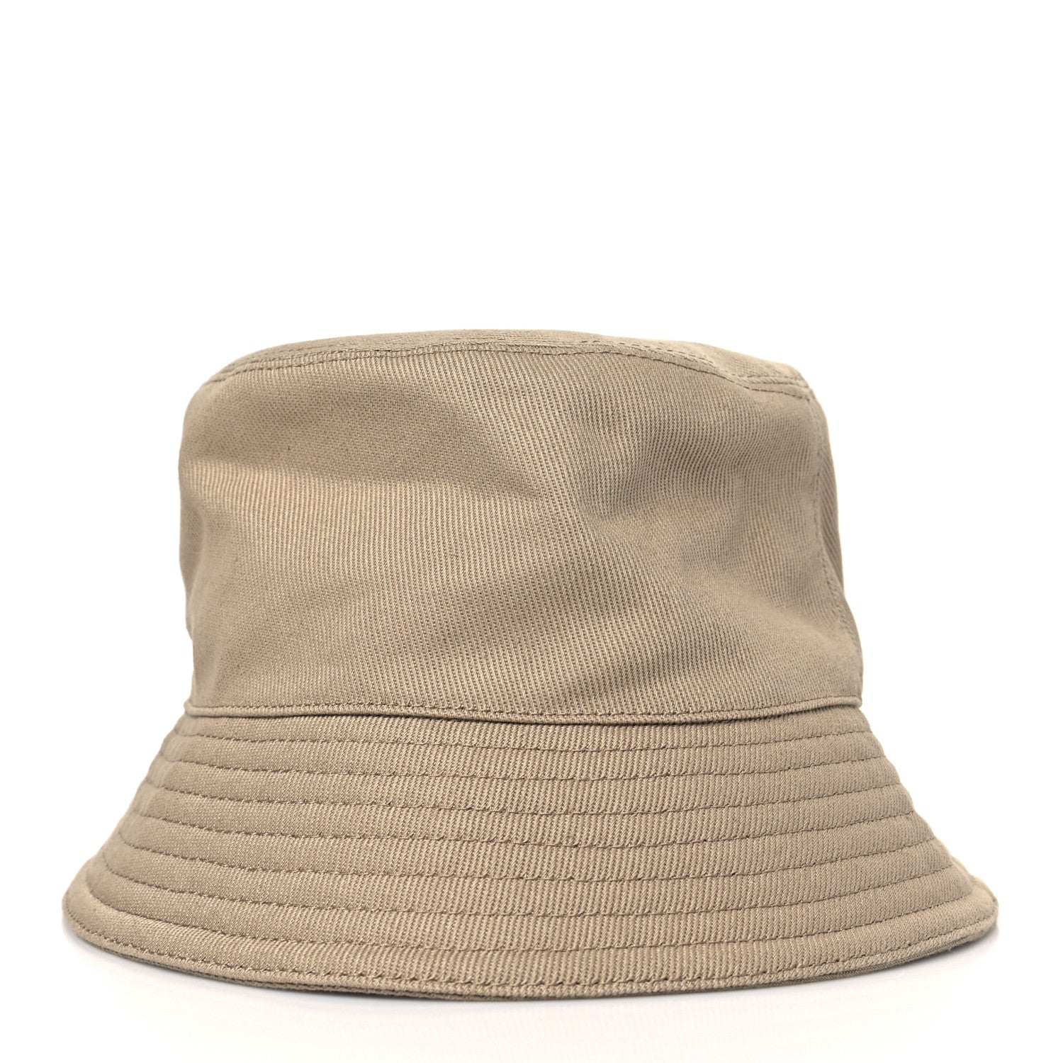Prada Re-Nylon Logo Embroidered Womens Bucket Hat S Kaki 4 of 7
