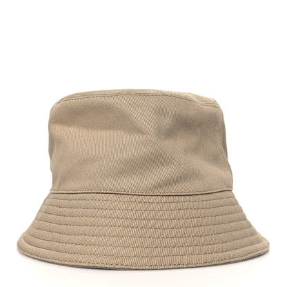 Prada Re-Nylon Logo Embroidered Womens Bucket Hat S Kaki 4 of 7