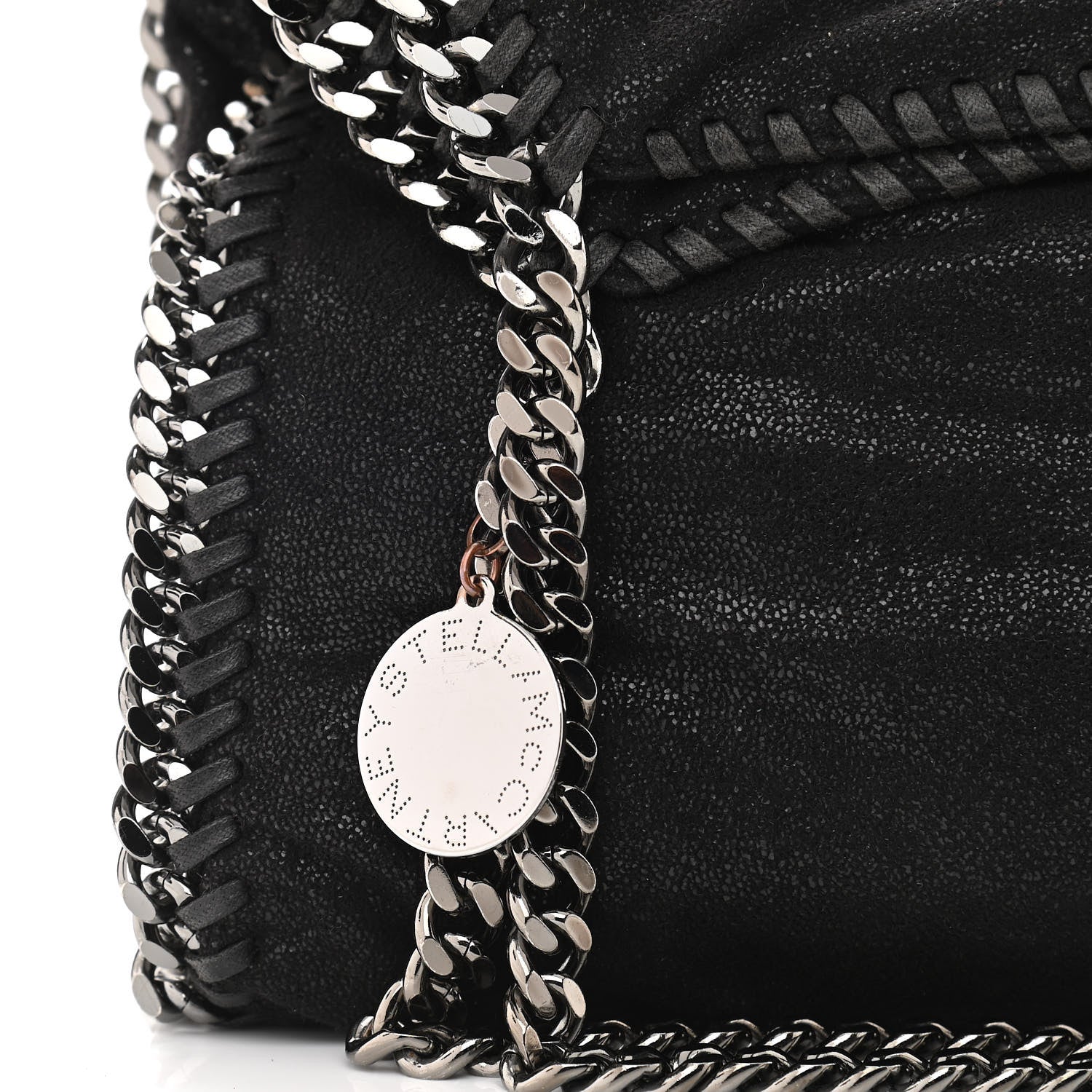 Stella McCartney Shaggy Deer Small Falabella Tote Black 8 of 10