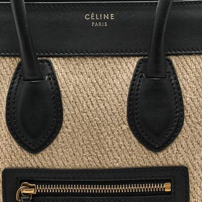 Celine Canvas Smooth Calfskin Micro Tri-Color Luggage Beige 9 of 16