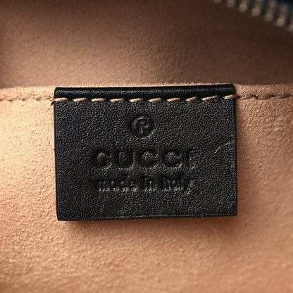 Gucci Calfskin Matelasse GG Marmont Belt Bag 85 34 Black 5 of 10