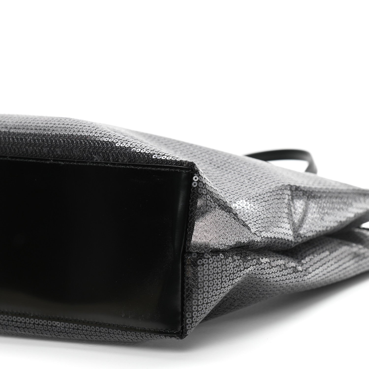 Prada Sequin Mesh Tote Bag Black 11 of 11