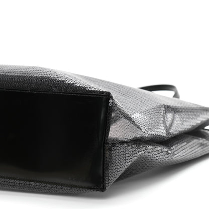 Prada Sequin Mesh Tote Bag Black 11 of 11