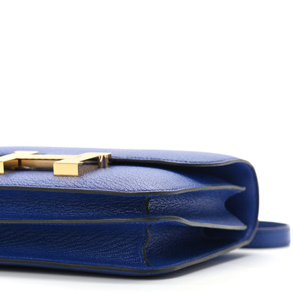 Hermes Chevre Mysore Constance 18 Bleu Electrique 10 of 11