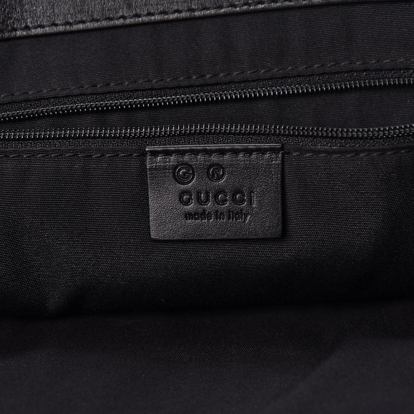 Monogram Crest Tote Green Black