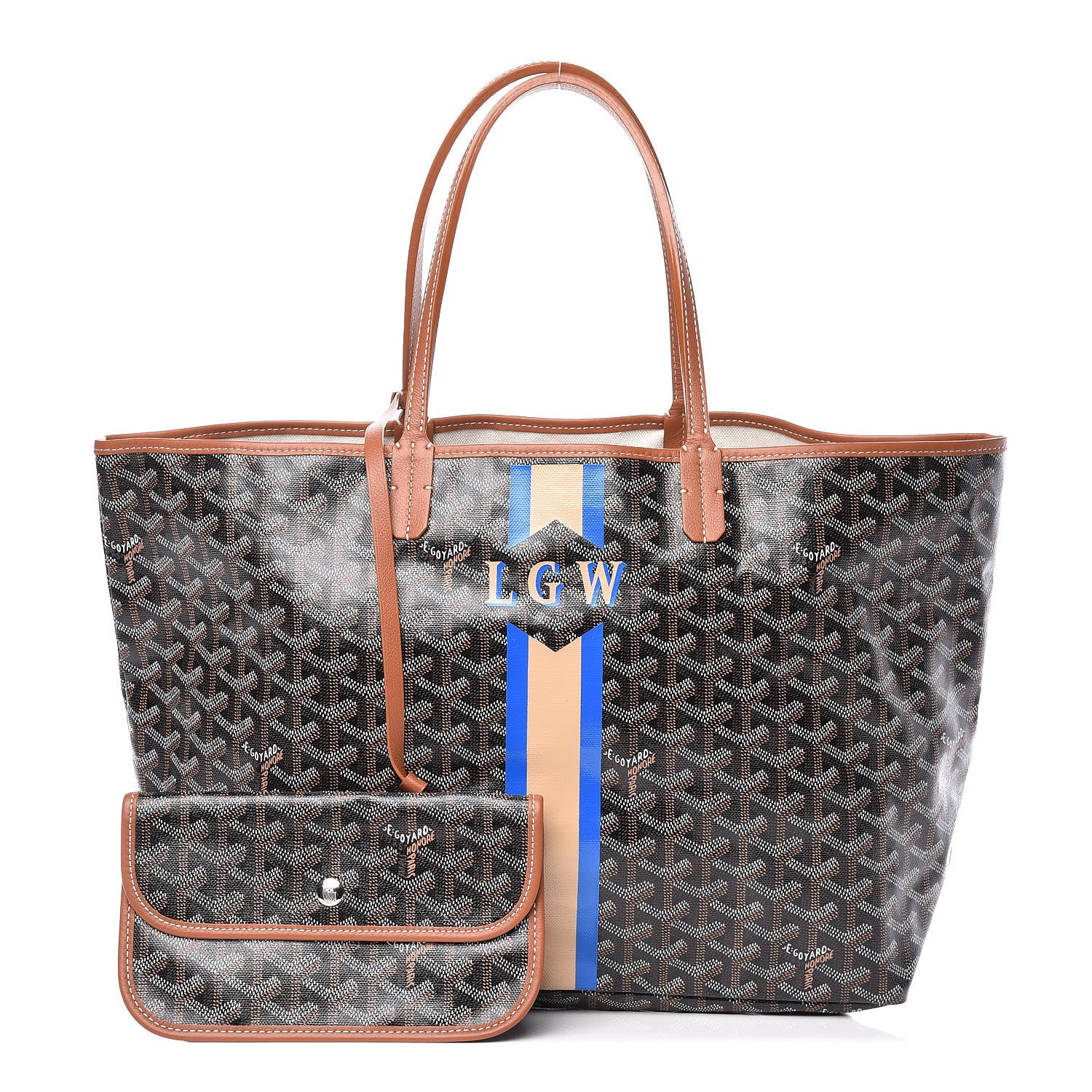 Goyard Goyardine Saint Louis PM Black Gold 1 of 12