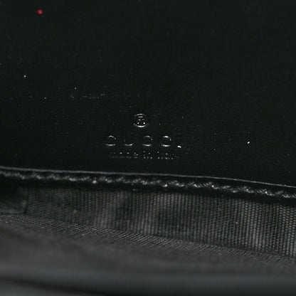 Gucci Guccissima Signature Microguccissima Bree Zip Around Wallet Black 6 of 7
